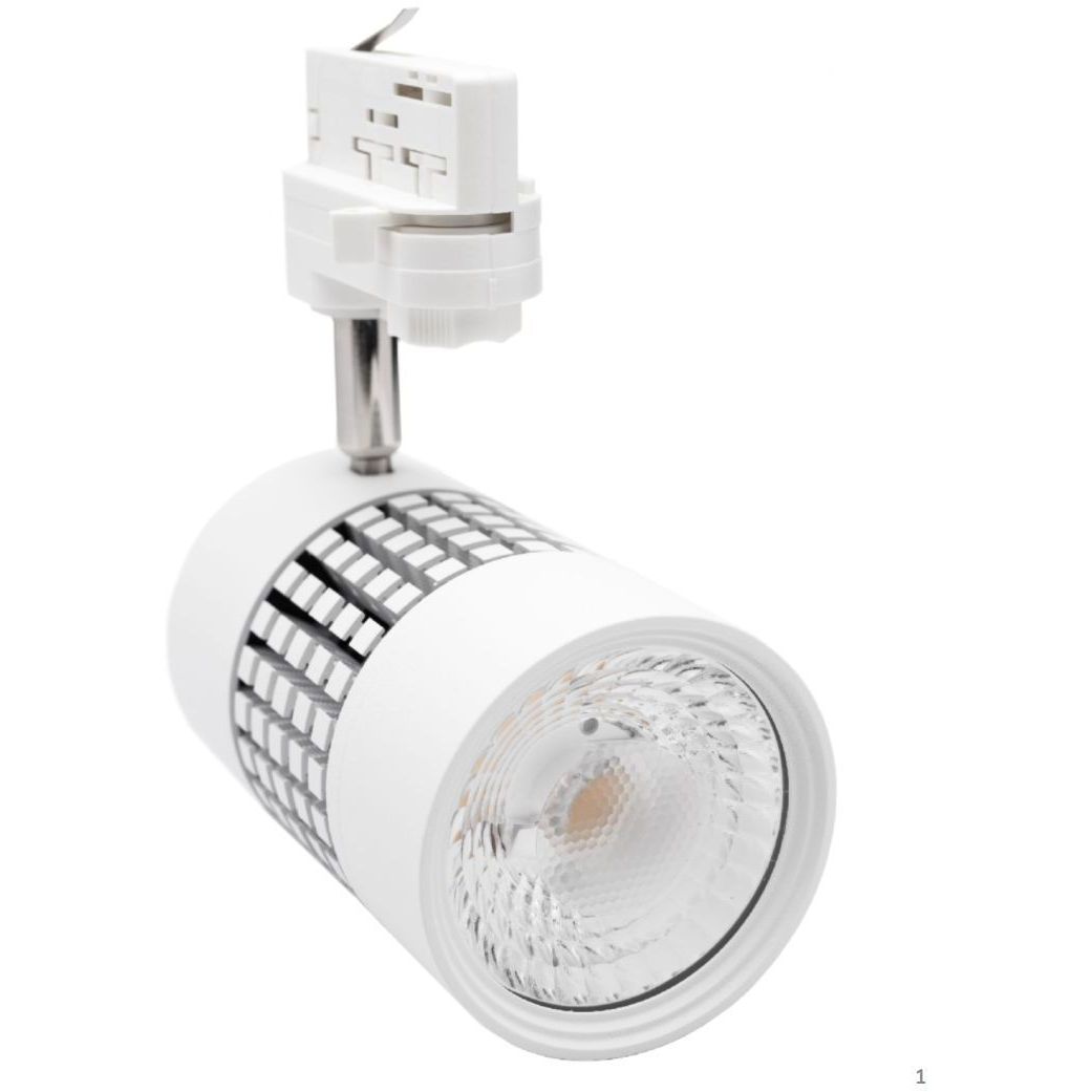 LED-kiskovalaisin FTLIGHT 25W 2500lm 3000K 3-vaihekiskoon valkoinen