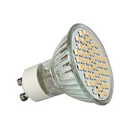 LED-kohdelamppu Sunwind GU10, MR16, 48 SMD 3W 12V Ø50mm 180lm 2700K