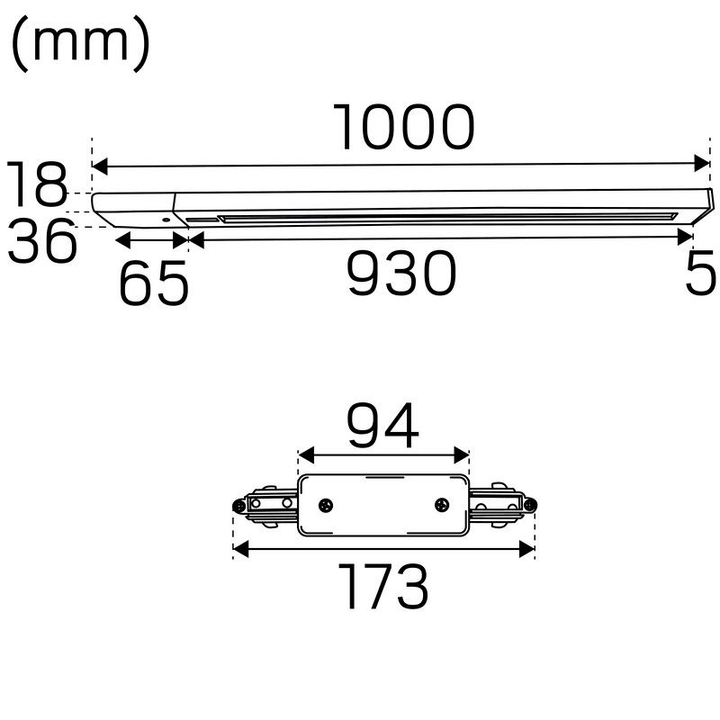LED-kohdevalaisin Hide-a-litesarja Focus Track Micro Kit 1-vaihe 36° valkoinen 2700K lisäkuva 3