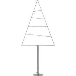 LED-koristepuu Star Trading Triangle 1160x530x160mm hopea