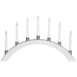 Kynttelikkö Star Trading Tall 7-osainen 40 cm valkoinen