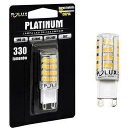 LED-lamppu Polux G9 3,5W IP20 Ø 16mm valkoinen 5 kpl/pak