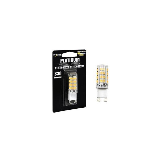 LED-lamppu Polux G9 3,5W IP20 Ø 16mm valkoinen