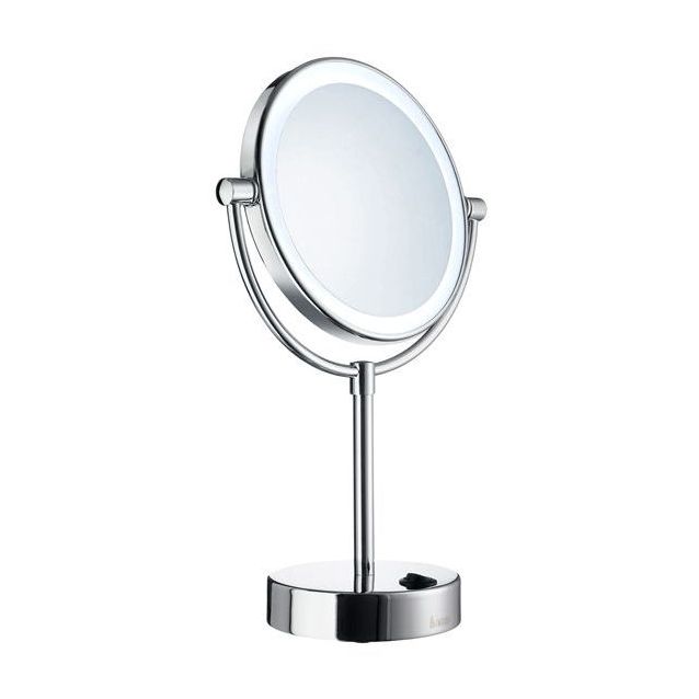 LED-meikkipeili Smedbo vapaasti seisova Dual light toiminto (lämmin ja kylmä valo)