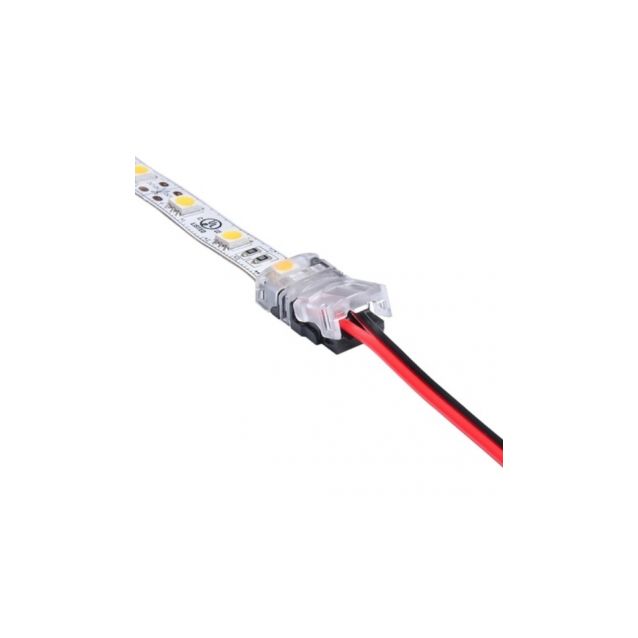 LED-nauhaliitin FTLight Pro, 10mm, IP20, nauha/johto, 5kpl/pss