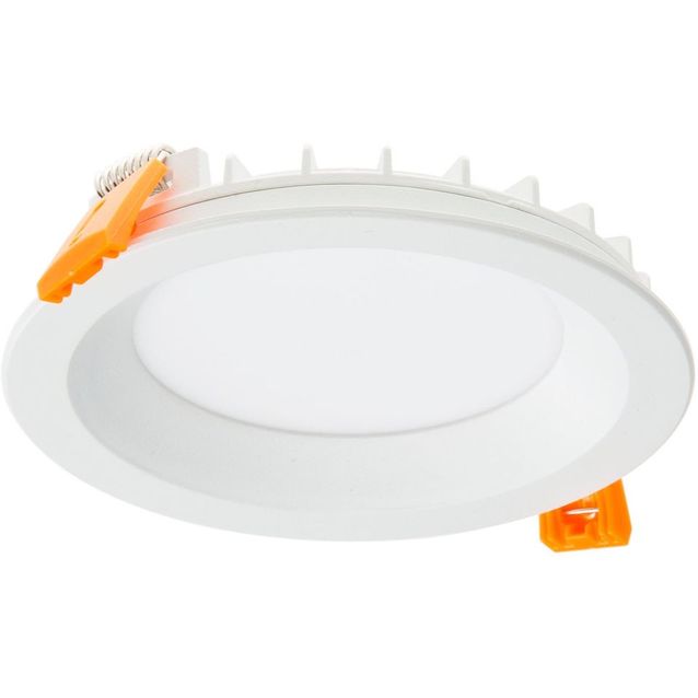 LED-paneeli Ensto Velox Deco ALDD120PU, IP44, 8W/830/840, Ø120mm, valkoinen