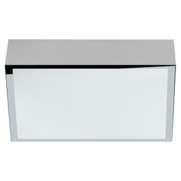 LED-plafondi Acri IP44 300x300x80 mm kromi liiketunnistimella