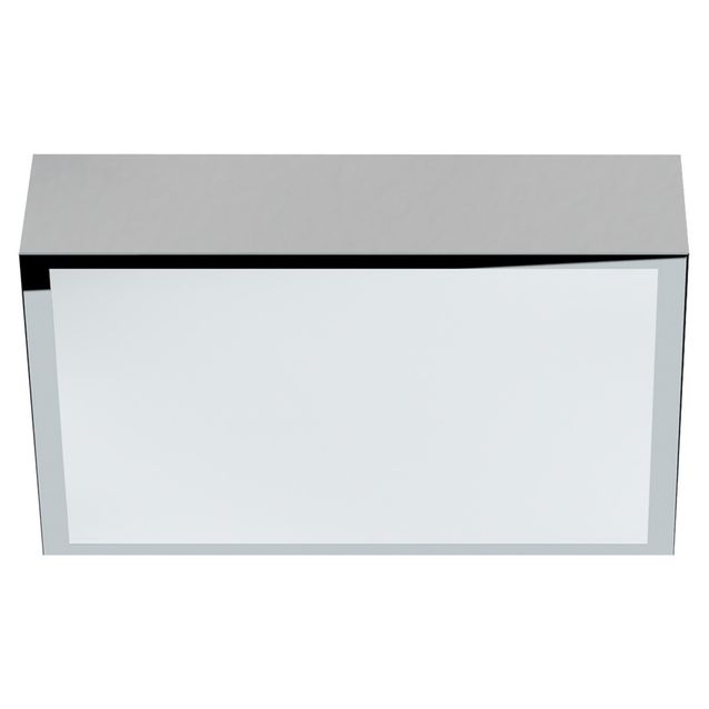 LED-plafondi Acri IP44 300x300x80 mm kromi liiketunnistimella