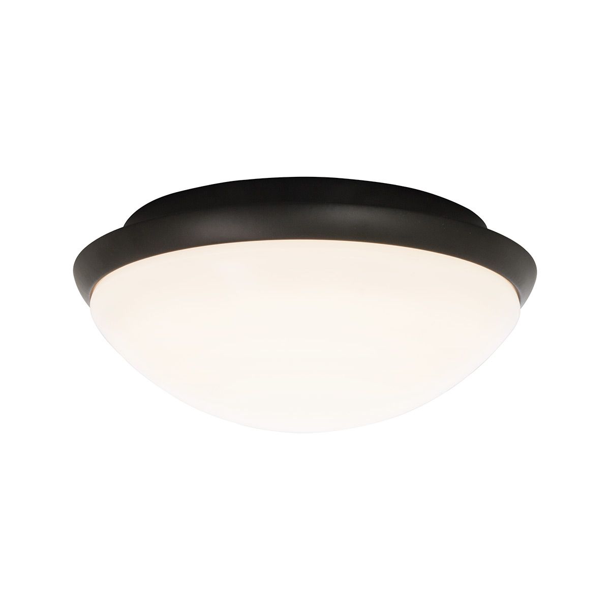 LED-plafondi Aneta Lighting Siracusa IP44 valkoinen/musta