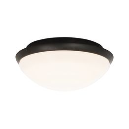 LED-plafondi Aneta Lighting Siracusa IP44 valkoinen/musta