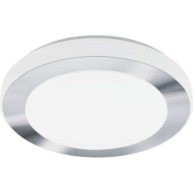 LED-plafondi Eglo Carpi Ø385 mm valkoinen/kromi