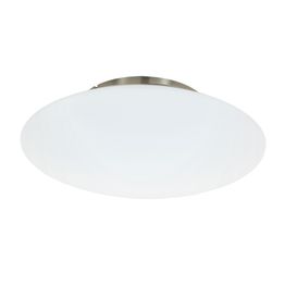 LED-plafondi Eglo Crosslink Frattina-C 27W Ø435x130 mm IP20 harjattu teräs/valkoinen