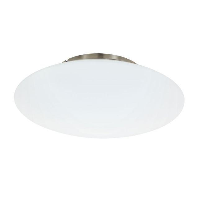 LED-plafondi Eglo Crosslink Frattina-C 27W Ø435x130 mm IP20 harjattu teräs/valkoinen