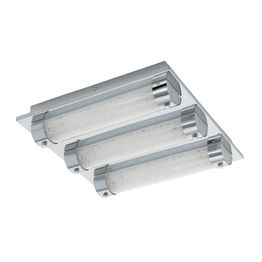 LED-plafondi Eglo Tolorico 3x7W 350x350x75 mm IP44 kromi/kirkas