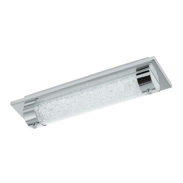 LED-plafondi Eglo Tolorico 8W 350x70x100 mm IP44 kromi/kirkas