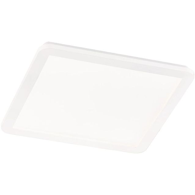 LED-plafondi Trio Camillus, 40x40 cm, valkoinen, IP44