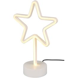 LED-pöytävalaisin Trio Star valkoinen