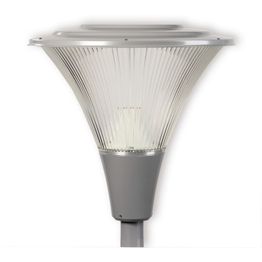 LED-pylväsvalaisin Ensto Opera OP530LED20HH 20W/840 helmenharmaa akryylikuvulla