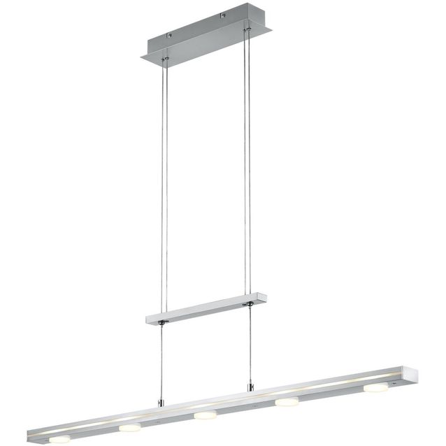 LED-riippuvalaisin Trio Lacal 1000x1600x80 mm harjattu teräs
