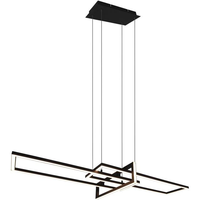 LED-riippuvalaisin Trio Salinas mattamusta