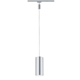 LED-riippuvalaisin URail Barrel Ø 85x170 mm mattakromi/alumiini