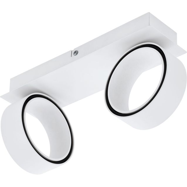 LED-seinävalaisin Eglo Crystal&Design Albariza 2-osainen valkoinen