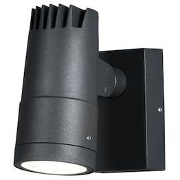 LED-Seinävalaisin Konstsmide Andria 7861-370 8W tummanharmaa