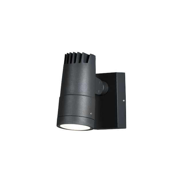 LED-Seinävalaisin Konstsmide Andria 7861-370, 8W, tummanharmaa