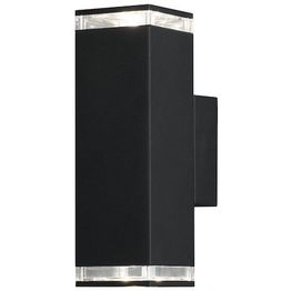 LED-Seinävalaisin Konstsmide Pollux 407-750 2xGU10 musta