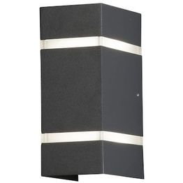 LED-Seinävalaisin Konstsmide Cremona 7998-370 2x3W tummanharmaa