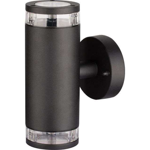 LED-seinävalaisin LED Energie Bonn 2xGU10 28W ylös alas musta