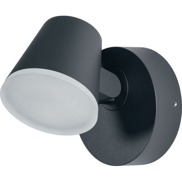 LED-seinävalaisin Ledvance Endura Style Midi Spot I 13W, tummanharmaa