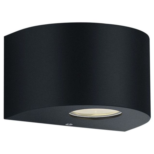 LED-seinävalaisin Trio Rosario, 90x150x105mm, mattamusta, IP44