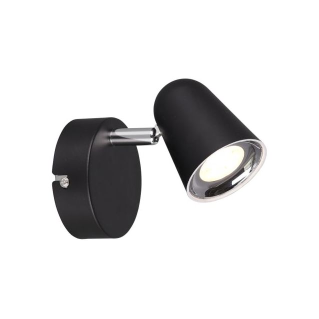 LED-spotti Trio Toulouse, 1-os., mattamusta