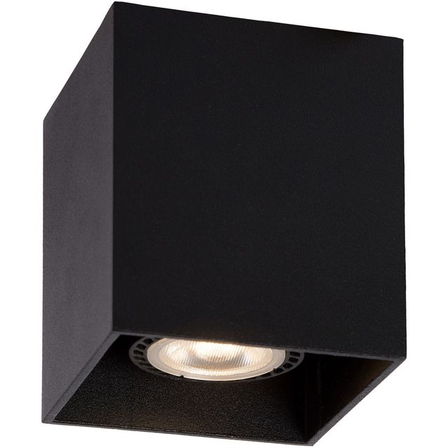LED-spottivalaisin Lucide Bodi, 8.2x8.2cm, musta