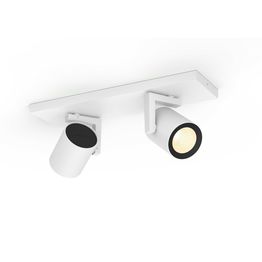 LED-spottivalaisin Philips Hue Argenta bluetooth 2x5.7W IP20 GU10 305x90x127 mm valkoinen