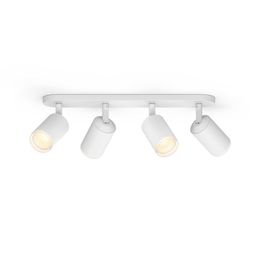 LED-spottivalaisin Philips Hue Fugato bluetooth 4x5.7W IP20 GU10 425x80x153 mm valkoinen