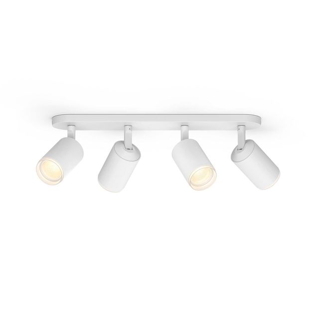 LED-spottivalaisin Philips Hue Fugato bluetooth 4x5.7W IP20 GU10 425x80x153 mm valkoinen