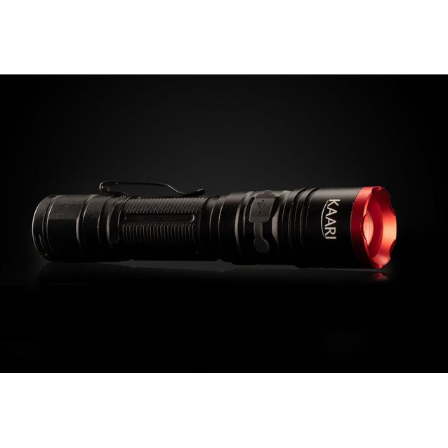 LED-taskuvalaisin KAARI Säihke 500 lm USB-ladattava