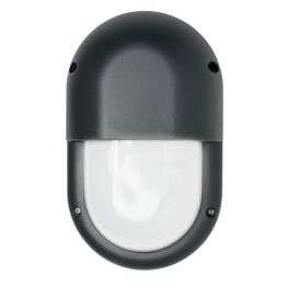 LED-ulkoseinävalaisin Airam Cestus Vertical Eye 20W/840 270x165x110 mm IP65 antrasiitti/opaali