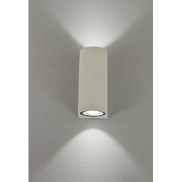 LED-ulkoseinävalaisin Aneta Lighting Union 2x3 W IP54 ylös-alasvalo valkoinen