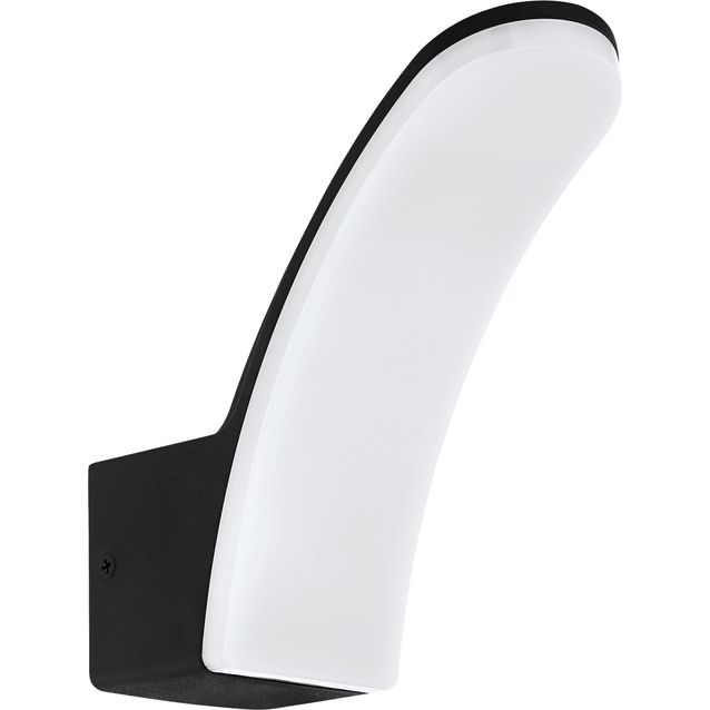 LED-ulkoseinävalaisin Eglo Fiumicino musta