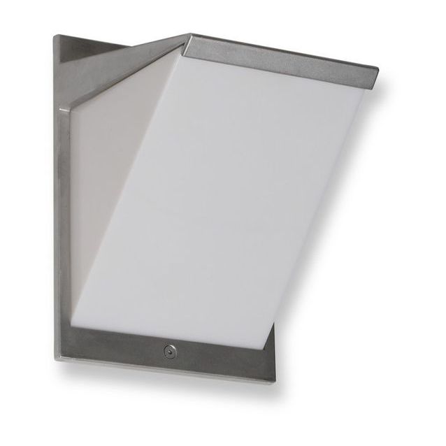 LED-ulkoseinävalaisin Ensto AVR8 eWay, IP44, 9W/830, alumiini, polykarbonaattikuvulla