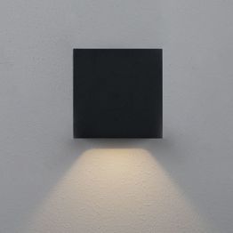 LED-ulkoseinävalaisin Hide-a-lite Cube XL I 3000K antrasiitti