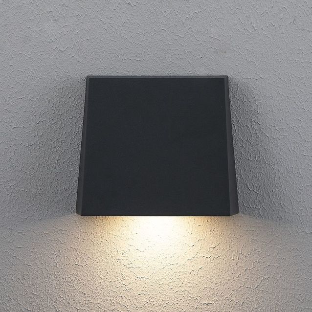 LED-ulkoseinävalaisin Hide-a-lite Edge XL 3000K antrasiitti