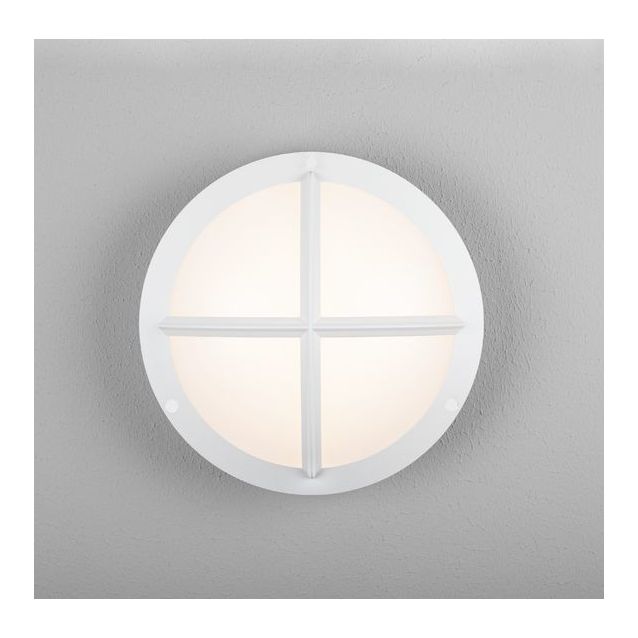 LED-ulkoseinävalaisin Hide-a-lite Moon Public Cross I IK10 valkoinen