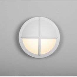 LED-ulkoseinävalaisin Hide-a-lite Moon Public Cross II IK10 valkoinen