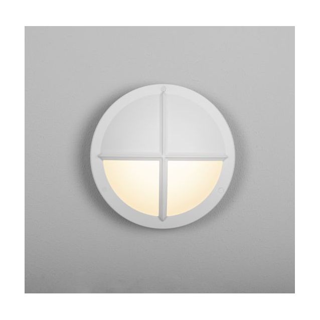 LED-ulkoseinävalaisin Hide-a-lite Moon Public Cross II IK10 valkoinen