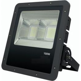 LED-valonheitin FTLIGHT Work Platinum 100 W 4500 K 346x314x101 mm musta