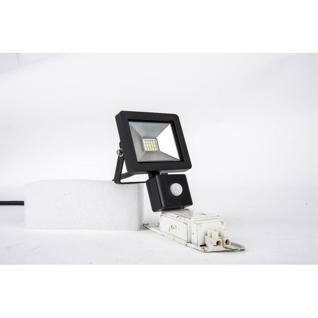 LED-valonheitin LED Energie Slim PIR-liiketunnistin 10W 800lm IP43 4500K